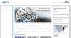 Desktop Screenshot of marine.vdo-gauges.com